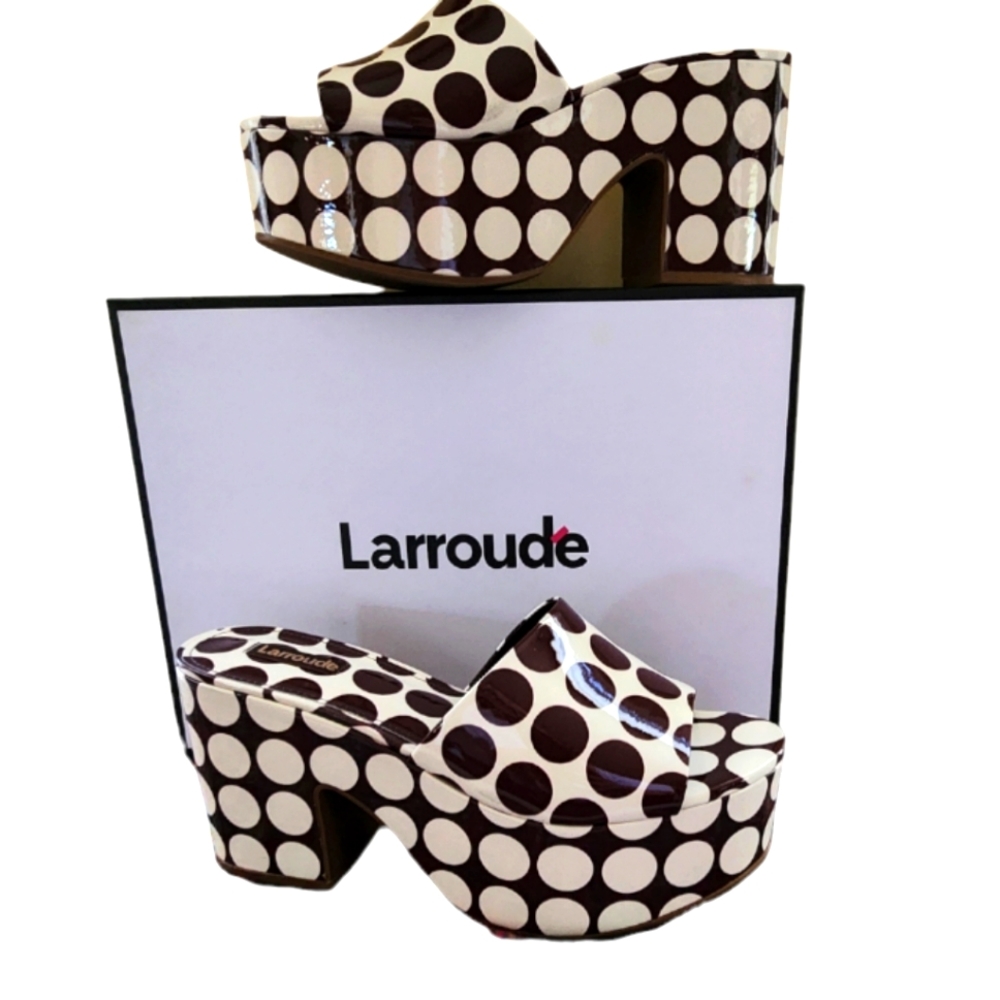 Larroude Miso Platform Sandal size 9